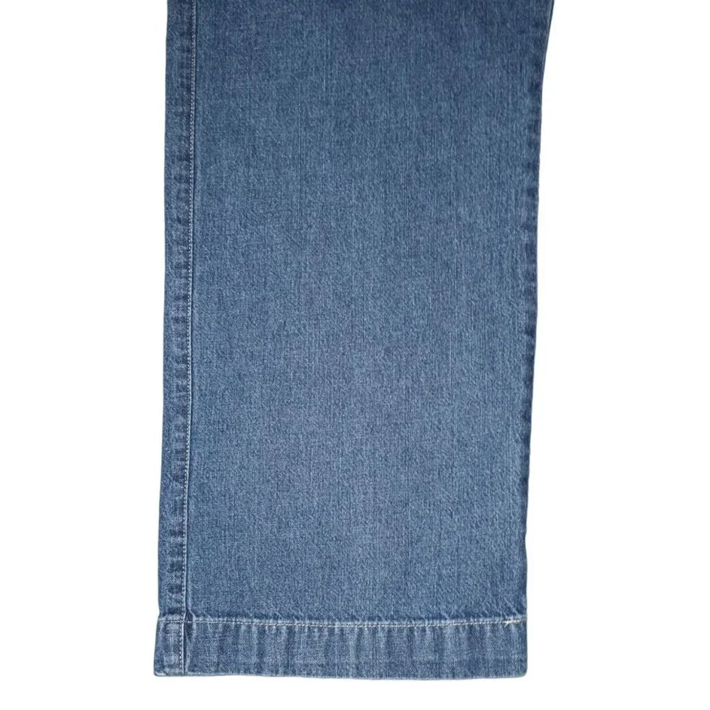 Liz Claiborne Jeans Womens Size 12 Trouser Fit Blue Denim - Picture 10 of 13